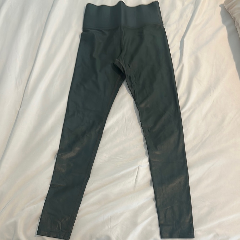 Carbon38 Green Leggings High-Waisted Seamless